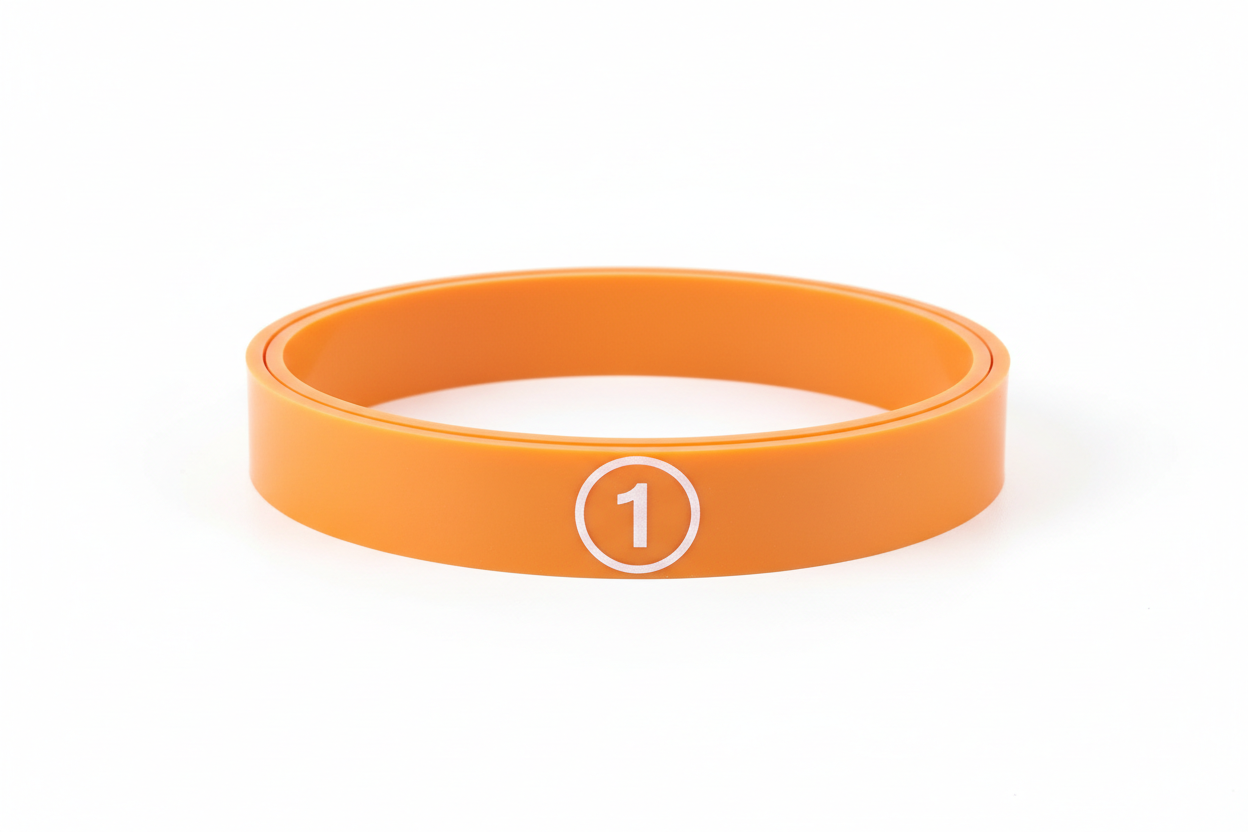 the number is in white with a white circle border